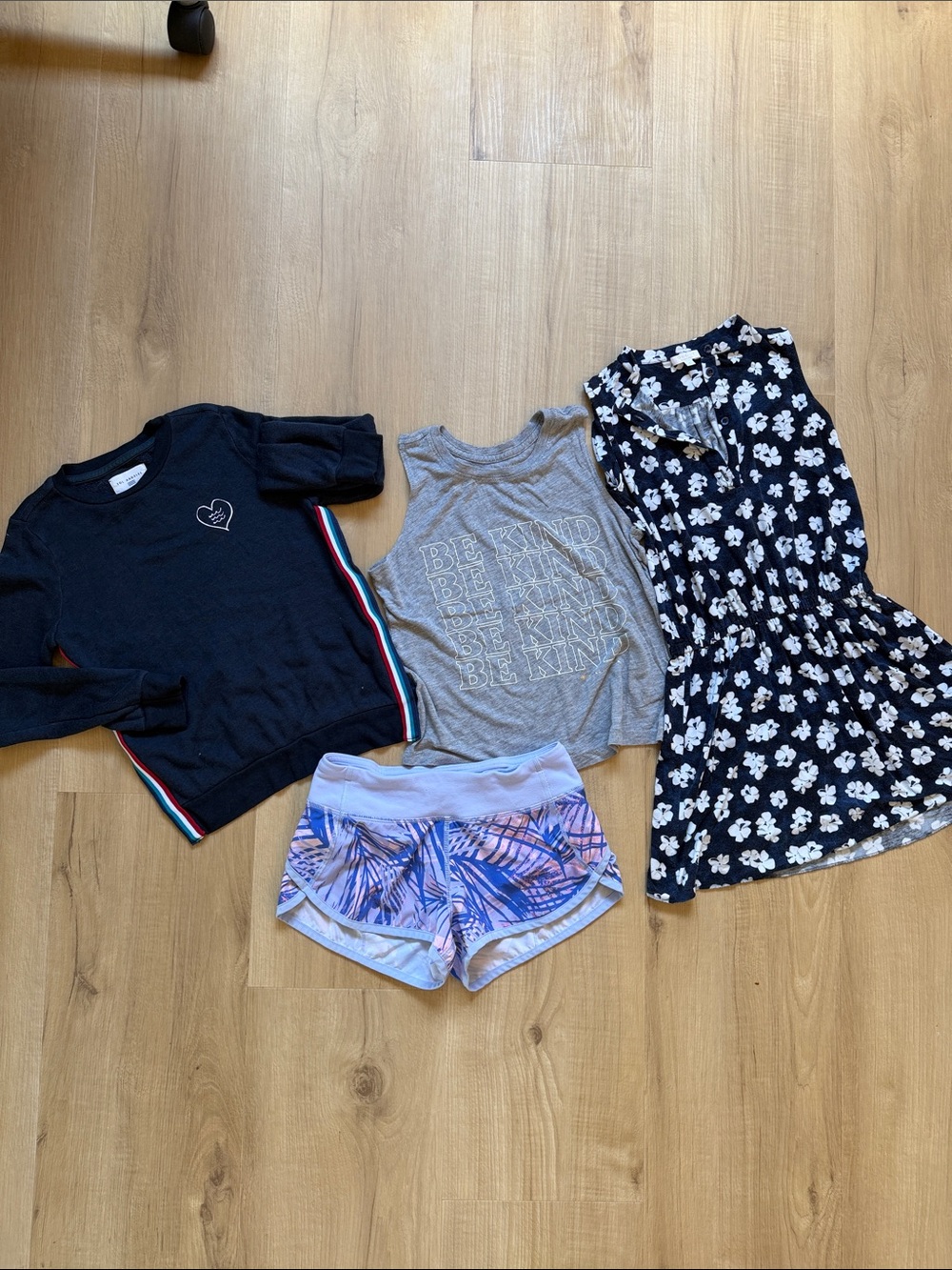 Girls size 6/7 Bundle | Gucci Dress, Spiritual Gangster, Sol & Active Shorts